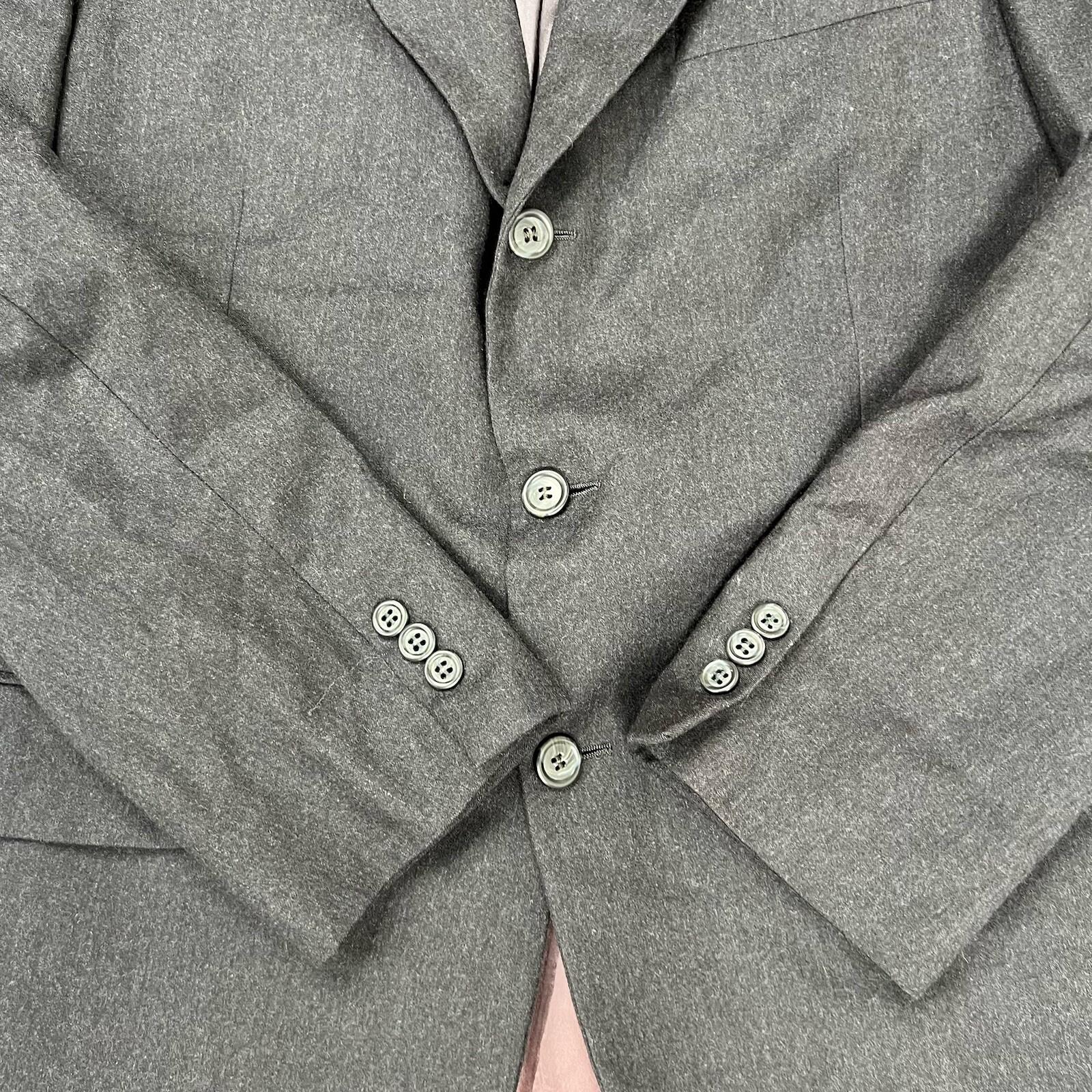 JoS A Bank Cashmere Blend Suit 39R Pants 32x31.5 Charcoal Gray Notch Collar 2PC