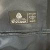 Calvin Klein Wool Suit 42R Pants 35x30 Black Striped Slim Fit Notch Collar 2PC