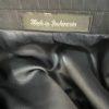 Calvin Klein Wool Suit 42R Pants 35x30 Black Striped Slim Fit Notch Collar 2PC