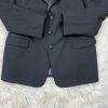 Oleg Cassini VTG Wool Tuxedo Blazer Size 44L Black Single Breasted Satin Lapel