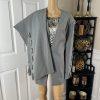 Ben Marc Int Polyester Stretch Pant Suit Top 24 Olive Green Straight leg 3PC New