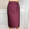 Lily &Taylor Polyester Metallic Skirt Suit Size 12 Multicolor Beaded Lined 2PC