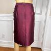 Lily &Taylor Polyester Metallic Skirt Suit Size 12 Multicolor Beaded Lined 2PC