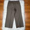 Mantoni Virgin Wool Suit 40R Pants 40x34 Super 140 Army Green Striped Men New