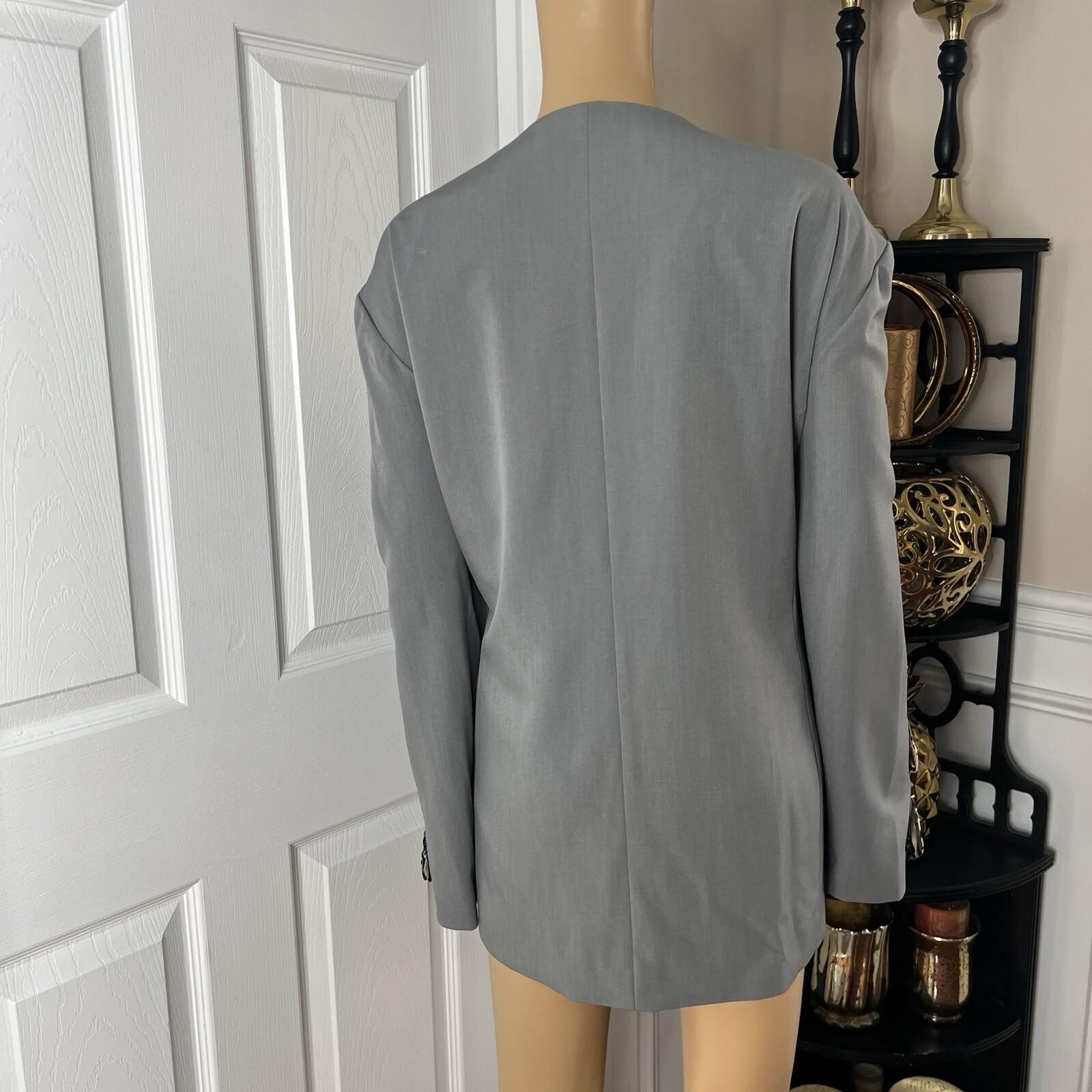 Ben Marc Int Polyester Stretch Pant Suit Top 24 Olive Green Straight leg 3PC New