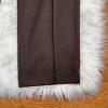 10-5452.jpg Bocaccio Uomo Men Suit 54L Pants 44x31.5 Brown Polyester Viscose Spandex New