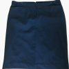 NORMA KAMALI Black Adjustable Waist Stretch Polyester Blend Pencil Skirt Size 16