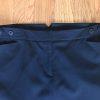 NORMA KAMALI Black Adjustable Waist Stretch Polyester Blend Pencil Skirt Size 16