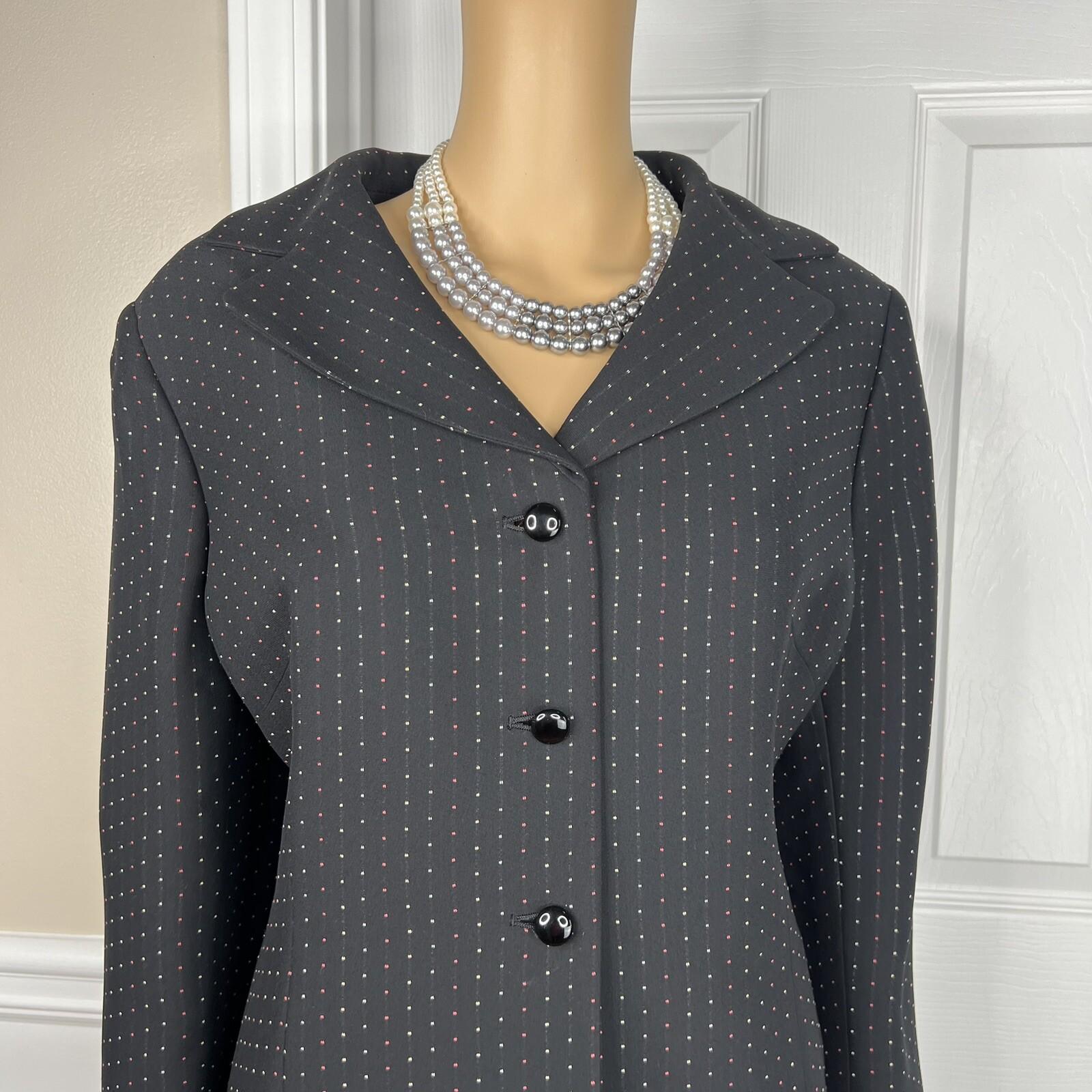 Collections for Le Suit Polyester Cotton Skirt Suit Size 16P Ruffle Lined 2PC