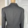Tahari ASL Polyester Viscose Spandex Skirt Suit Size 14P Black Striped Lined 2PC
