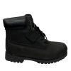 Timberland Men 6 inch Premium Black Nubuck Leather Waterproof Boot Size 12