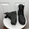 Timberland Men 6 inch Premium Black Nubuck Leather Waterproof Boot Size 12