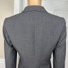 Calvin Klein Polyester Rayon Stretch Skirt 6P Suit 8P Gray Lined 2PC Career