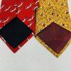2 Salvatore Ferragamo Mens 100% Silk Necktie Italy Made Red Yellow Animal Print