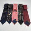 Ermenegildo Zegna 100% Silk Men Neck Tie made in Italy Retro Textured Abstract 5
