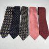 Ermenegildo Zegna 100% Silk Men Neck Tie made in Italy Retro Textured Abstract 5