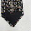 Ermenegildo Zegna 100% Silk Men Neck Tie made in Italy Retro Textured Abstract 5