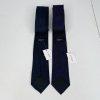 2 New J.Crew Men Silk Neck Tie Navy Blue Purple Printed Dot Slim Career 2 .5x59