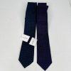 2 New J.Crew Men Silk Neck Tie Navy Blue Purple Printed Dot Slim Career 2 .5x59