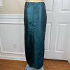 Cachet Vtg Green 2PC Polyester Stretch Pleated Back Zip Formal Skirt &Top Size 6
