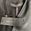BCBGMAXAZRIA Black Faux Leather V Neckline Wrap Lined Dress Size XXS MSRP 8