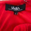 LULU'S Red Sleeveless Stretch Cotton Nylon Lace Maxi Cocktail Formal Dress SZ S