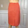 KASPER ASL Women 2PC Orange Polyester Lined Shawl Collar Skirt Suit Size 2P