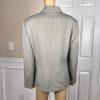Collections For Le Suit Polyester Rayon Pant Suit Size 18 Gray Striped 2PC