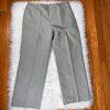 Collections For Le Suit Polyester Rayon Pant Suit Size 18 Gray Striped 2PC