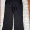 KASPER 2PC Black Striped Polyester Lined Peak Collar Career Pant Size 12P