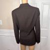 Collections For Le Suit Polyester Pant Suit Size 12 Brown Faux pockets 2PC Lined