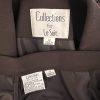 Collections For Le Suit Polyester Pant Suit Size 12 Brown Faux pockets 2PC Lined