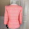 New LE SUIT 1PC Papaya White Single Breasted Polyester Lined Blazer Size 10