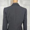 10-5779.jpg Tahari ASL Women Polyester Rayon Spandex Single Breasted Black Blazer Size 4