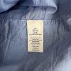 Talbots Linen Cotton Shift Dress Size 10P Embroidered Split Sleeveless Chambray