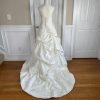 MORI LEE Women Gorgeous Ivory Champagne Strapless Beaded Wedding Dress Size 10