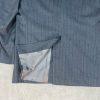 Chaps By Ralph Lauren Men Wool Gray Striped Suit 48R Pants 36x28.5 Vest 3PC