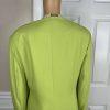St Anthony Evening Polyester Skirt Suit 18W Embroidered Beaded Lime Green 2PC
