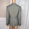 John Meyer Women Polyester Pant Suit Size 10 Gray Striped Lined Career 2PC