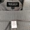 John Meyer Women Polyester Pant Suit Size 10 Gray Striped Lined Career 2PC