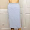 Le Suit Periwinkle Polyester Skirt Size 16 Suit Size 18 Notch Collar 2PC New
