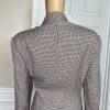 TAHARI Vtg Multicolor Wool Rayon Lined Double Breasted Business Blazer Size 10