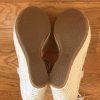 NEW NINE WEST Women Freestone Natural Espadrille Platform Sandals 8.5 M