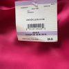 Anne Klein Silk Like Fuchsia Shift Dress Size 6 Tie Neck Bubble Sleeves Pullover