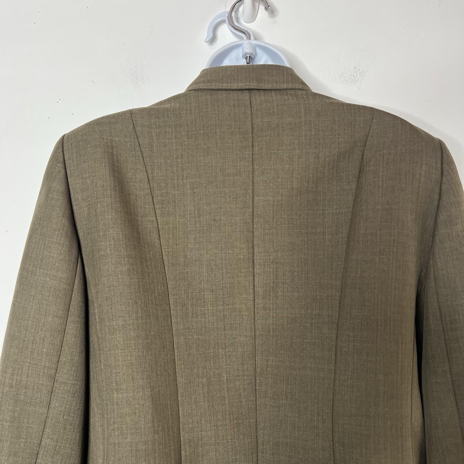 EVAN PICONE Polyester Skirt Suit Size 16 Green Lined Business Timeless 2PC