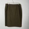 EVAN PICONE Polyester Skirt Suit Size 16 Green Lined Business Timeless 2PC