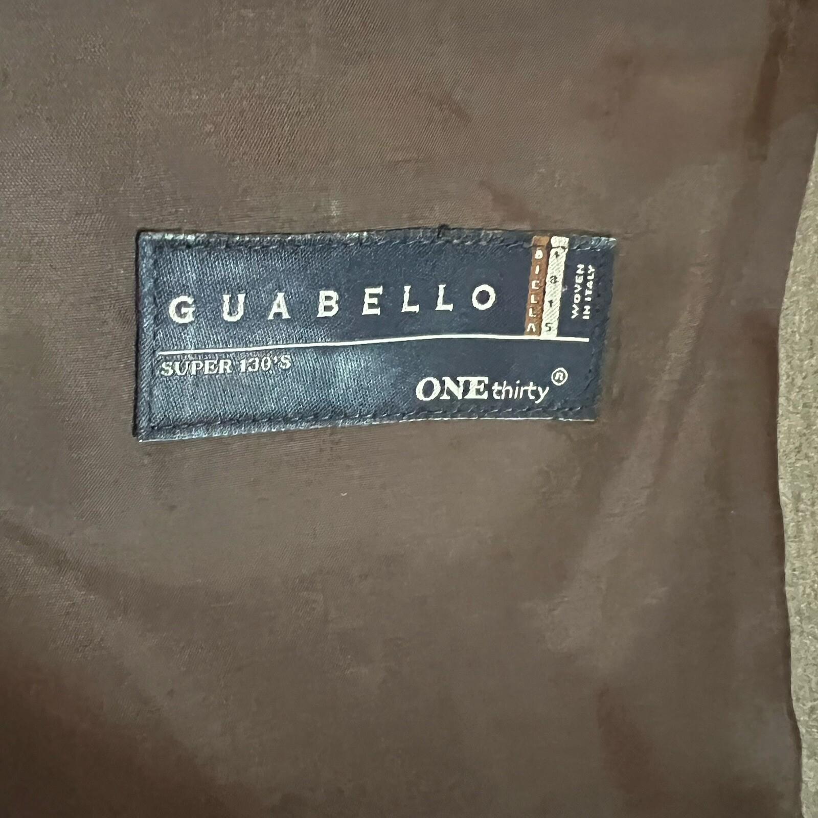 Hugo Boss Guabello Super 130 Wool Blazer Size 38R Brown 2 Button Double Vented