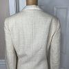 Le Suit Tweed Skirt Suit Size 10 Off White Ruffle 2 Piece Notch Collar Women New
