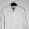 Ermenegildo Zegna Men Button Up Shirt Size M White High Low Made In Turkey