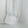 Ermenegildo Zegna Men Button Up Shirt Size M White High Low Made In Turkey